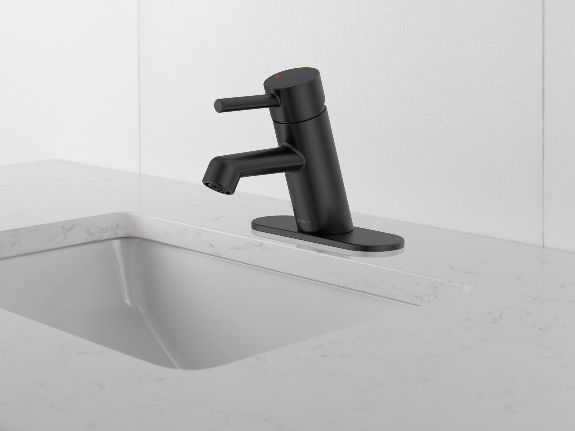 Peerless Precept Single-Handle Bath Faucet in Matte Black, P1547LF-BL, MSRP: $170.91, FINAL PRICE: $69.99 + TAX