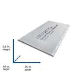 DUROCK Brand 1/2-in x 3-ft x 5-ft Cement Backer Board Sheet