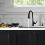 Delta Emmeline Single Handle Pull-Down Kitchen Faucet in Matte Black, 9182-BL-DST, MRSP: $842, FINAL PRICE: $ + TAX