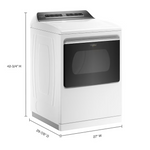 Whirlpool Smart Capable 7.4-cu ft Vented Electric Dryer with Steam Cycle (White), WED8127LW *JR2511, Retail: $1,299.00, FINAL PRICE: $599.99 + TAX