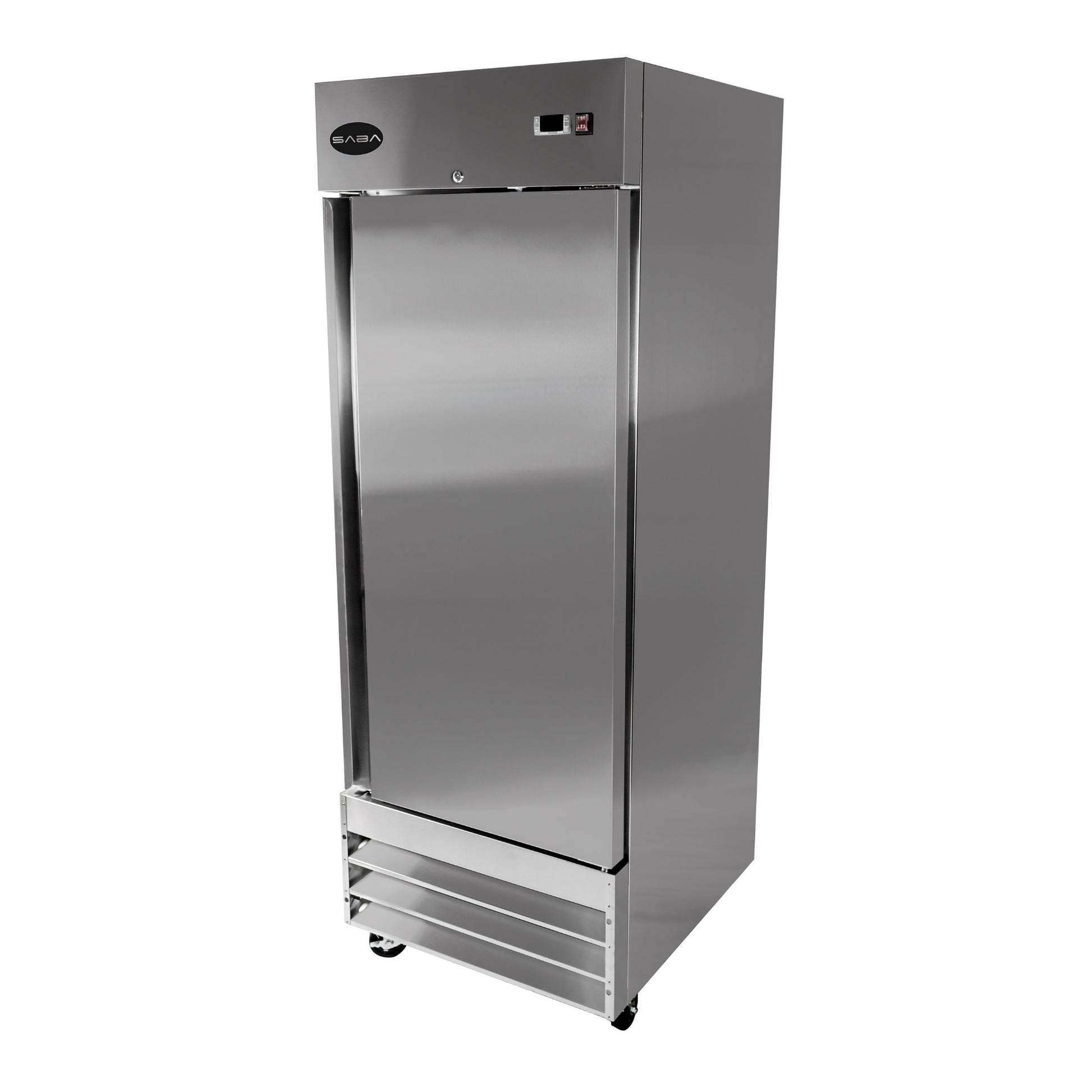 SABA 23-cu ft Commercial Refrigerators Stainless steel -Door Reach-In ( Stainless steel )