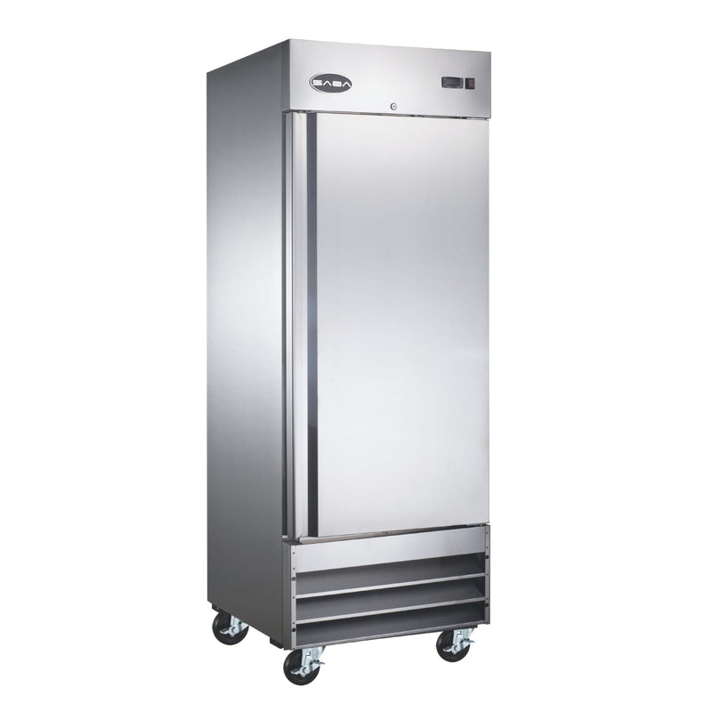 SABA 23-cu ft Commercial Refrigerators Stainless steel -Door Reach-In ( Stainless steel )
