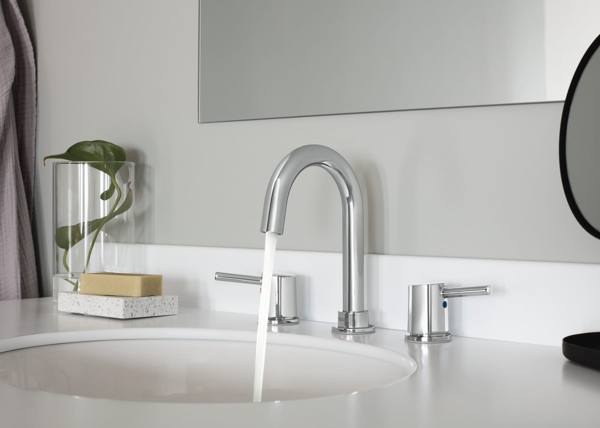 Precept Two Handle Widespread Bath Faucet