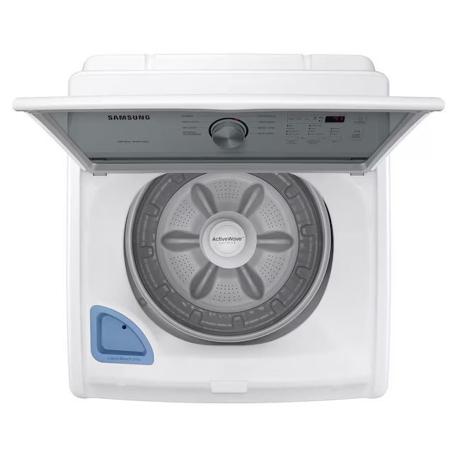 Samsung Deep Water Wash 4.4-CU High Efficiency Agitator Medium Top-Load Washer (White), WA44A3205AW *BG, MSRP: $849.00, FINAL PRICE: $439.99 + TAX