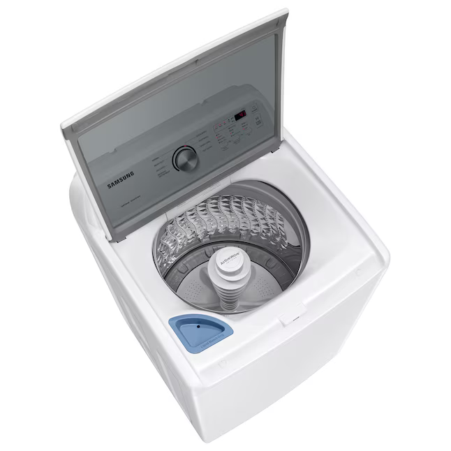 Samsung Deep Water Wash 4.4-CU High Efficiency Agitator Medium Top-Load Washer (White), WA44A3205AW *BG, MSRP: $849.00, FINAL PRICE: $439.99 + TAX