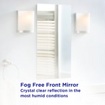 Alpine Reserve 15-in x 26-in Fog Free Surface/Recessed Mount Silver Mirrored Square Soft Close Medicine Cabinet, 2550864 *HD2509, Retail: $149.00, FINAL PRICE: $ + TAX