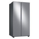 Samsung Bespoke AI 23-cu ft Counter-Depth 36-in Wide Side-by-Side Refrigerator Smart Compatible with Ice Maker with Ice Dispenser ( Fingerprint Resistant Stainless Steel )