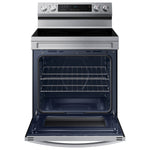 Samsung 30-in Glass Top 5 burners 6.3-cu ft Freestanding Electric Range ( Stainless Steel )