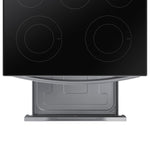 Samsung 30-in Glass Top 5 burners 6.3-cu ft Freestanding Electric Range ( Stainless Steel )