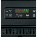 GE 24-in Self-cleaning Single Gas Wall Oven (Black)