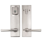 Exterior Single-Cylinder Deadbolt and Keyed Entry Door Handleset ft. SmartKey Security