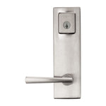 Exterior Single-Cylinder Deadbolt and Keyed Entry Door Handleset ft. SmartKey Security