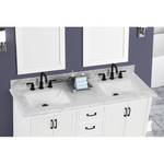 Alpine Reserve St. John 60-in Carrara White Undermount Double Sink Bathroom Vanity with White Natural Marble Top, BV-6510O-60  #2694629 *HD2509, Retail: $1,399.00, FINAL PRICE: $899.99 + TAX