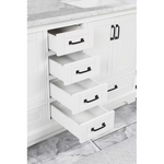 Alpine Reserve St. John 60-in Carrara White Undermount Double Sink Bathroom Vanity with White Natural Marble Top, BV-6510O-60  #2694629 *HD2509, Retail: $1,399.00, FINAL PRICE: $899.99 + TAX