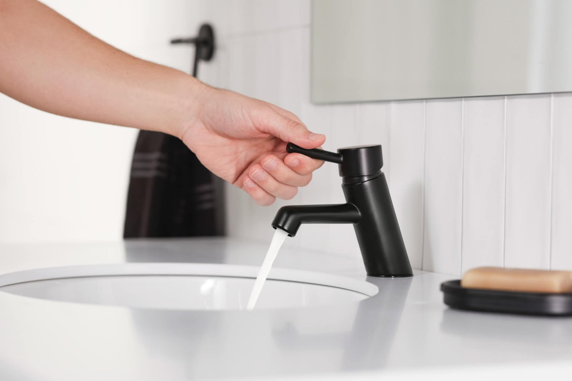 Peerless Precept Single-Handle Bath Faucet in Matte Black, P1547LF-BL, MSRP: $170.91, FINAL PRICE: $69.99 + TAX