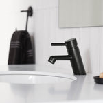 Peerless Precept Single-Handle Bath Faucet in Matte Black, P1547LF-BL, MSRP: $170.91, FINAL PRICE: $69.99 + TAX