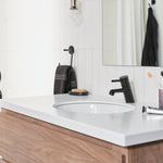 Peerless Precept Single-Handle Bath Faucet in Matte Black, P1547LF-BL, MSRP: $170.91, FINAL PRICE: $69.99 + TAX