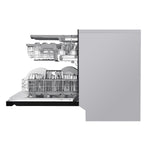 LG 24-in Front Control Built-in Dishwasher ( Black ) With Third Rack, QuadWash and Dynamic Dry , 48-Decibel