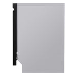 LG 24-in Front Control Built-in Dishwasher ( Black ) With Third Rack, QuadWash and Dynamic Dry , 48-Decibel