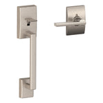 Schlage Century Satin Nickel Exterior Entry Door Handleset