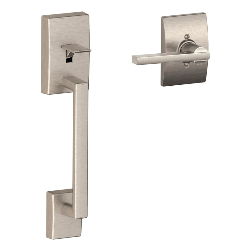Schlage Century Satin Nickel Exterior Entry Door Handleset