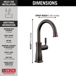 Delta Traditional Beverage Faucet in Venetian Bronze