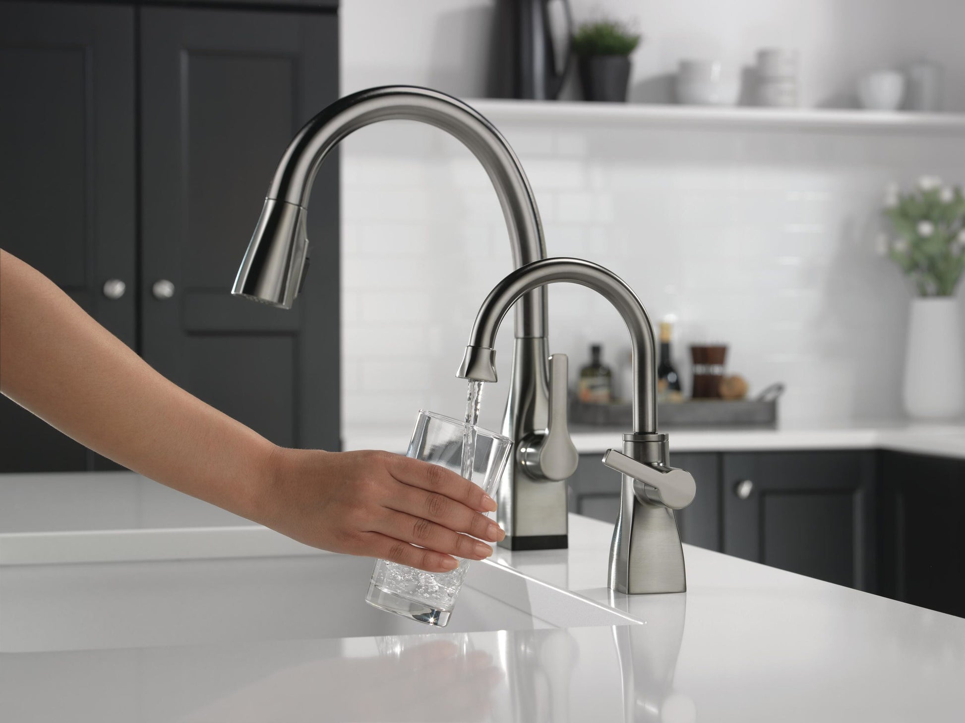 Delta Black Stainless Deck-mount Cold Water Dispenser