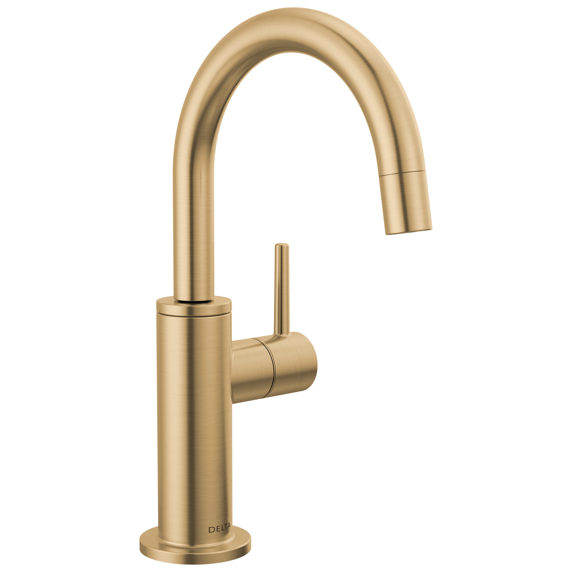 Delta Contemporary Round Beverage Faucet in Champagne Bronze, 1930-CZ-DST, MRSP: $585, FINAL PRICE: $ + TAX