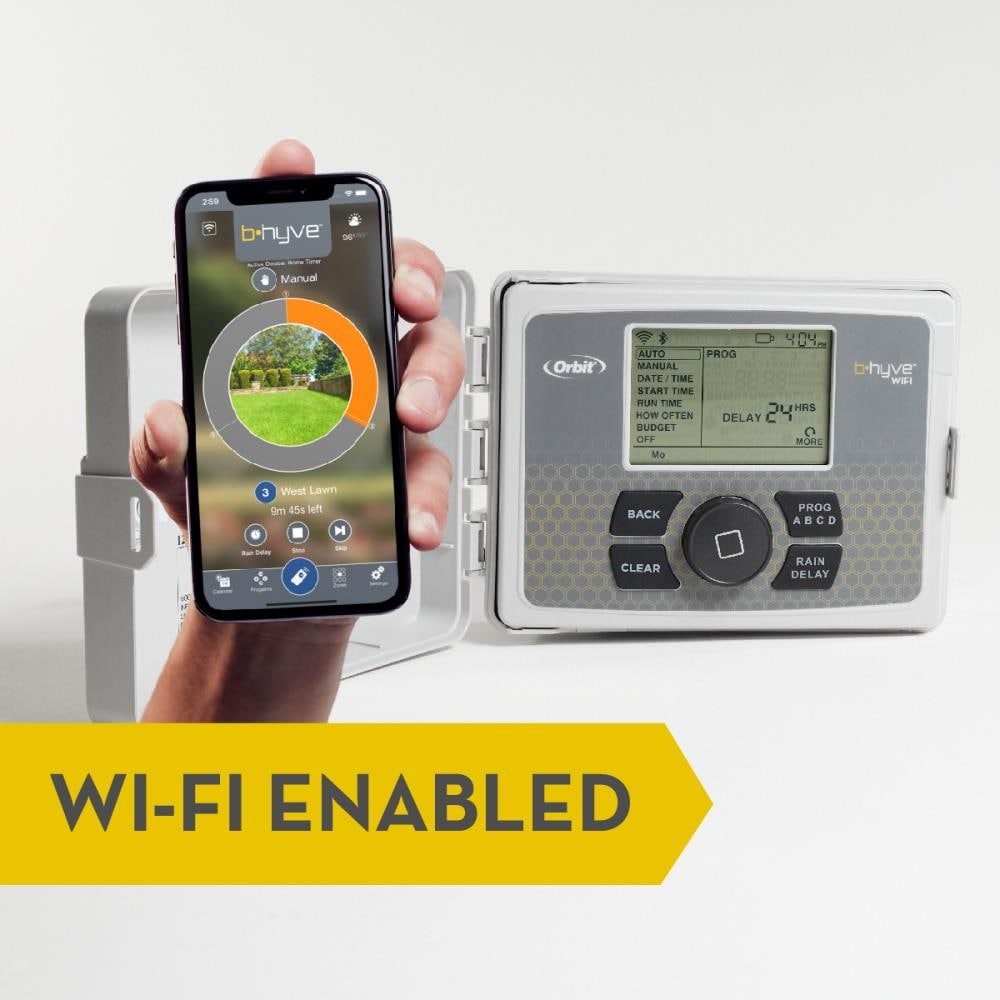 Orbit 6 -Station Digital Wi-Fi Compatible Indoor/Outdoor Smart Compatible Irrigation Timer