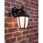 Project Source 2-Pack 11.41-in H Black Integrated LED Outdoor Wall Light, 5290201012 1479183, MSRP: $49.98, FINAL: