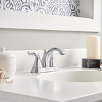 Peerless Parkwood Two Handle Centerset Lavatory Faucet in Chrome