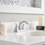 Peerless Parkwood Two Handle Centerset Lavatory Faucet in Chrome