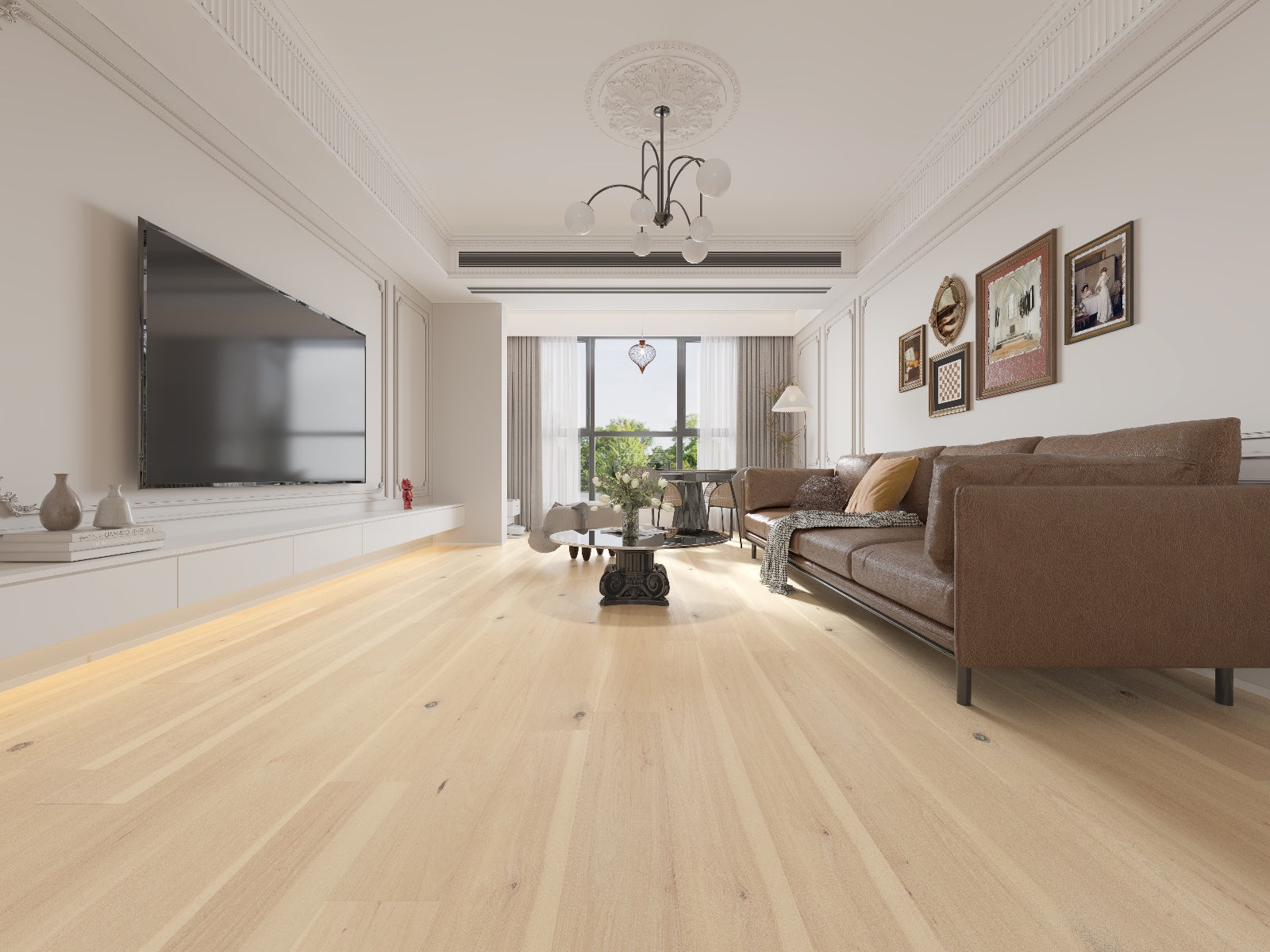 Nantucket Island - Atlantic Collection 7.5" Wire Brushed Engineered Hardwood Hickory ** ON ORDER ** ,  38.9sf, 71 lbs, 14.29mm, FINAL PRICE: $3.99/sf