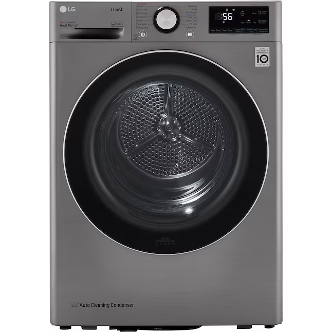 LG 4.2-cu ft Ventless Smart Electric Dryer (Graphite Steel) ENERGY STAR, DLHC1455V, *AI 2204