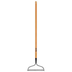 Anvil 47 in. L Wood Handle 14-Tines Garden Bow Rake 77105-943, MSRP: 14.98 - FINAL:
