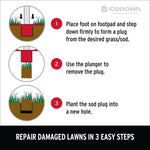 Corona MAX 38 in. Sod PLUGGER with Carbon Steel Handle, LG13725, MSRP: $24.98, Final Price: $14.99 + Tax