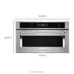 KitchenAid 1.4-cu ft 900-Watt 29.75-in Built-In Microwave (Stainless Steel), KMBP100ESS/20 *JR2510, Retail: $2,749.00, FINAL PRICE: $1,599.99 + TAX