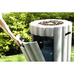 Foremost  Afterglow 22-in W 30000-BTU Grey Composite Propane Gas Fire Column, F200135-A1 *JR2211 [FB190], MSRP: $298.00, Final Price: $179.00 + Tax