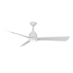 Minka Ceiling Fan Co. Lake Shore 52-in Integrated LED Outdoor White with Flat White Blades Ceiling Fan With Light - Remote Included (3-Blade), 84055  #4063087 *JR2509, Retail: $249.98, FINAL PRICE: $149.99 + TAX