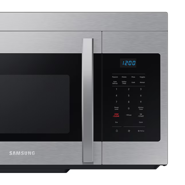 Samsung 1.6-cu ft 300-CFM Over-the-Range Microwave (Stainless Steel), ME16A4021AS *BG, MSRP: $289.00, FINAL PRICE: $159.99 + TAX