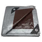 Project Source 10-ft x 12-ft Silver Waterproof Standard Polyethylene 10-mil Tarp, CH10X12-H #0186799, MSRP: $29.98, Final Price: $19.99 + Tax