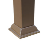 Style Selections 10-ft W x 14-ft L x 7-ft 6-in H Brown Metal Freestanding Pergola