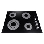 Cosmo 244Ecc 24-in 4 burners Smooth surface Stainless steel Electric Cooktop