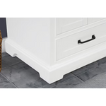 Alpine Reserve St. John 60-in Carrara White Undermount Double Sink Bathroom Vanity with White Natural Marble Top, BV-6510O-60  #2694629 *HD2509, Retail: $1,399.00, FINAL PRICE: $899.99 + TAX