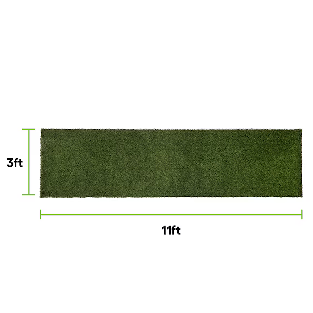SYNLawn Artificial Grass Home 3-ft x 11-ft, MC35O-8260-CR-030110 *JR2510, Retail: $2.42/Sq.Ft, $79.98/ln.ft, FINAL PRICE: $1.52/sqft, $49.99 + TAX