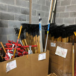 Anvil 47 in. L Wood Handle 14-Tines Garden Bow Rake 77105-943, MSRP: 14.98 - FINAL: