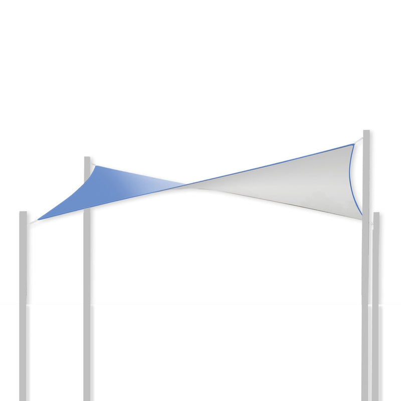 Coolaroo Ready to Hang DualShade 8-ft x 11-ft Santorini Shade sail, RETAIL: $49.98, FINAL PRICE: $27.99