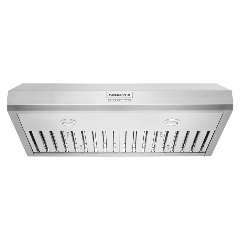 KitchenAid 36 inch Ducted 585-CFM Stainless Steel Under Cabinet Range Hood