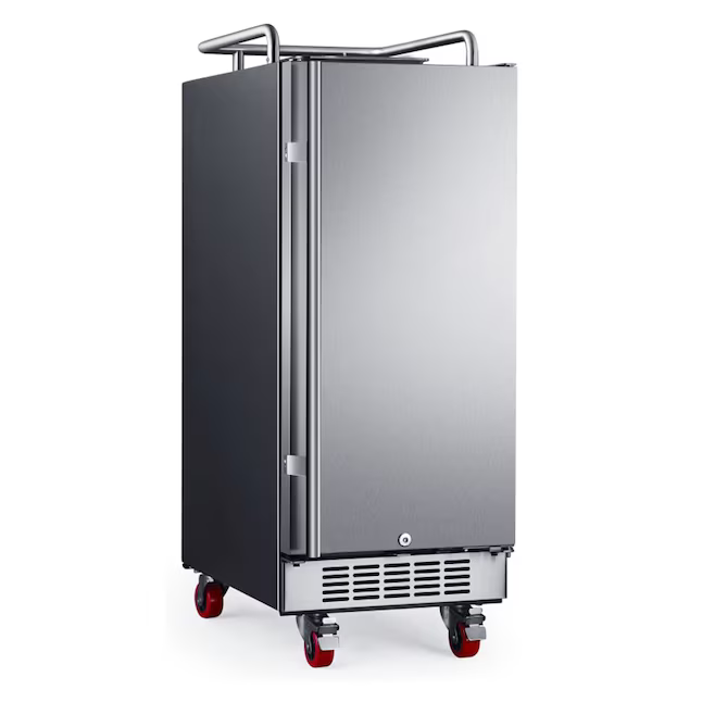 EdgeStar Tapless Quarter-Barrel KEG Stainless Steel Digital Built-in/Freestanding Kegerator Conversion Refrigerator, BR1500SS *HD2505, Retail: $1,109.00, FINAL PRICE: $749.99 + TAX