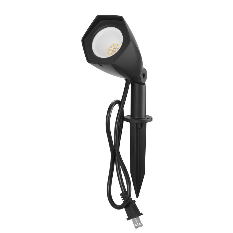 Harbor Breeze 550 -Lumens 5.3 -Watt Black Line voltage Soft White Plug-in LED Flood light, RETAIL: $12.98, FINAL PRICE: $6.99 + TAX